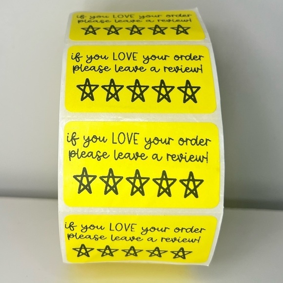 STICKERAFT Other - Thank You Stickers leave a review | Packaging Supplies NWT | 2 in nwt